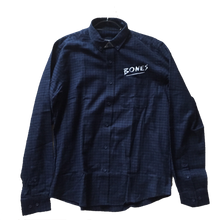 Load image into Gallery viewer, Bones Check Shirt blue/black
